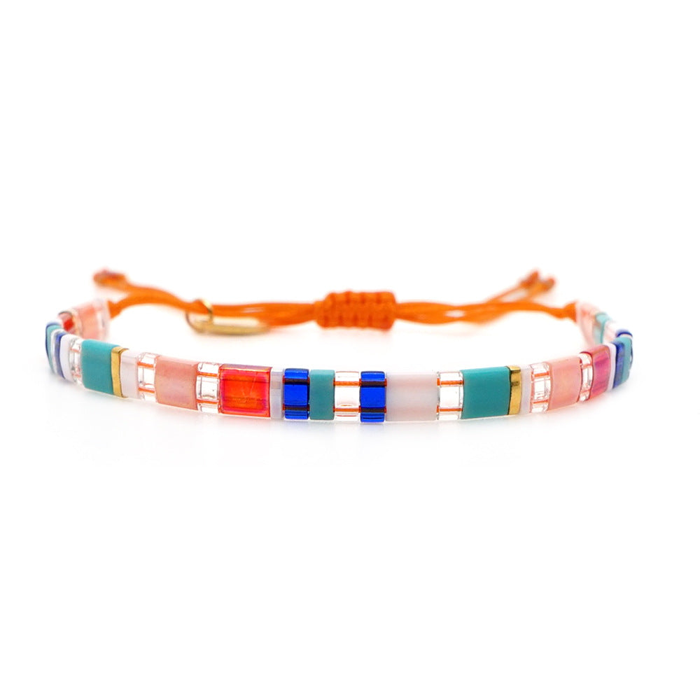 2023 Bohemia ladies bracelet fashion new braided TILA beads jewelry