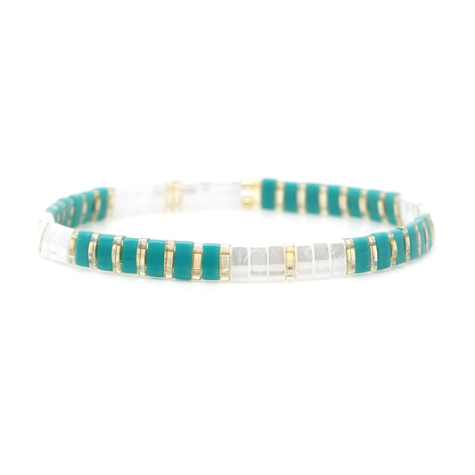 Fashion Bohemian retro mixed color Joker summer women's bracelet TILA beads jewelry.