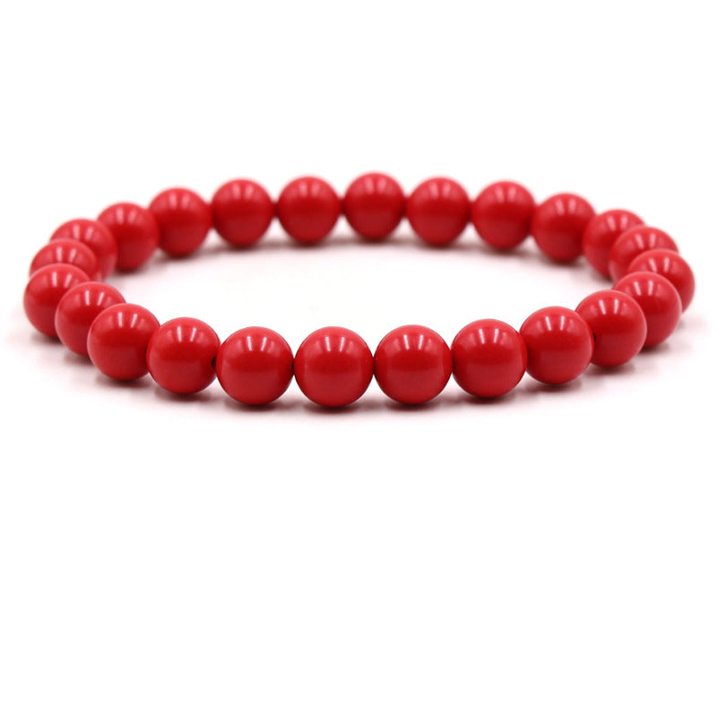 Red cinnabar nature Buddha beads man and woman bracelet