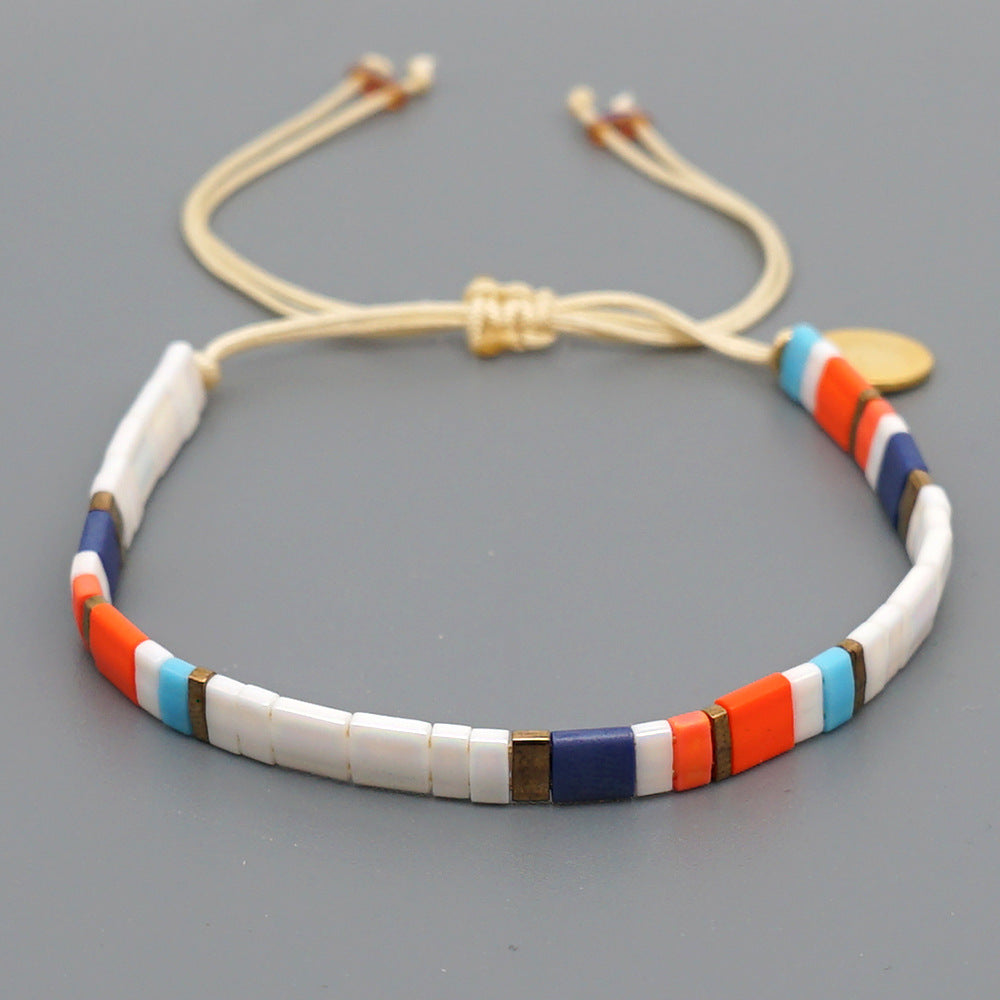 Bohemian celebrity fashion popular beach summer TILA beaded jewelry women's bracelet