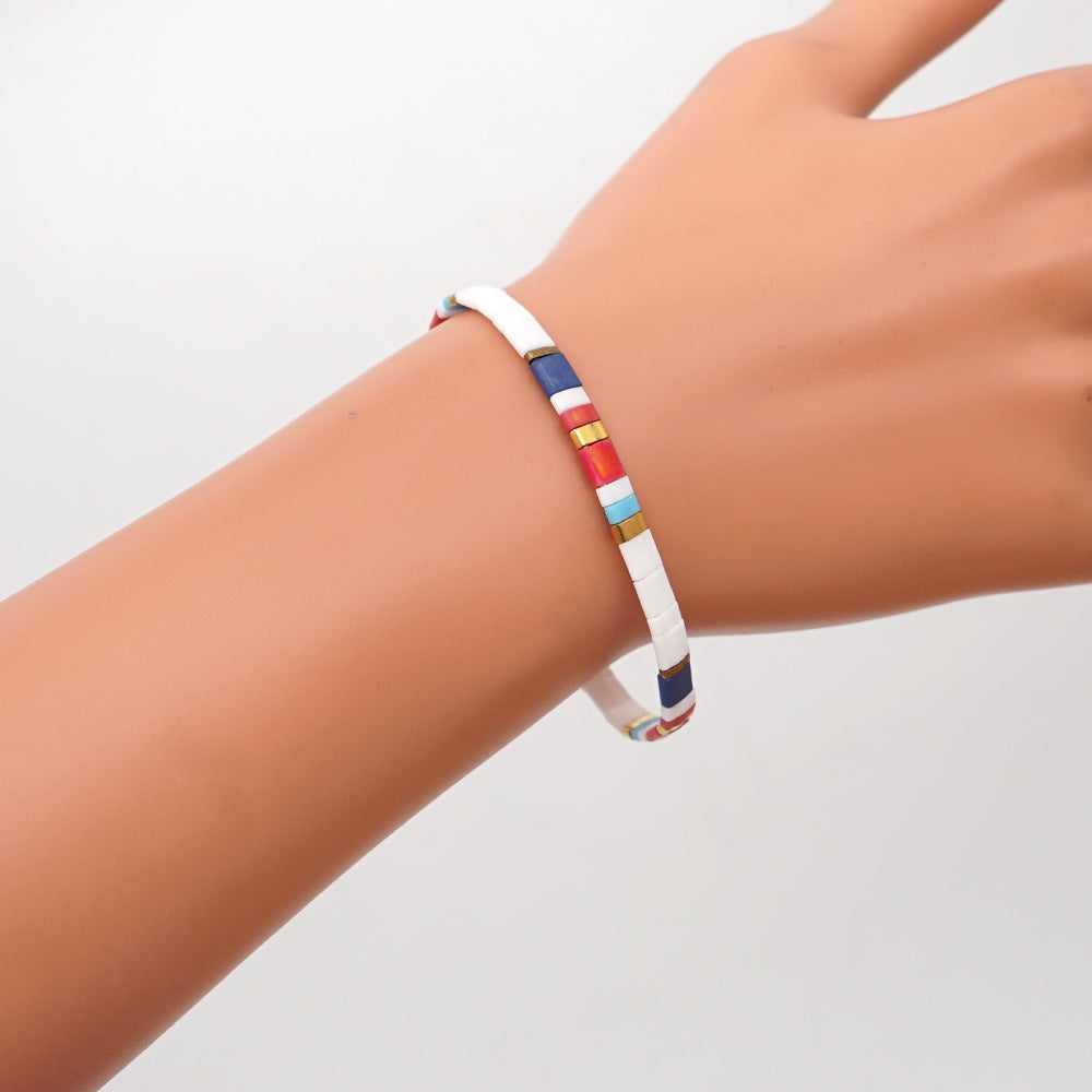 Bohemian celebrity fashion popular beach summer TILA beaded jewelry women's bracelet