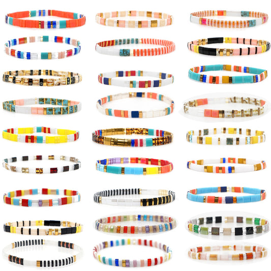 Personality fashion rainbow online celebrity Tila bracelet jewelry