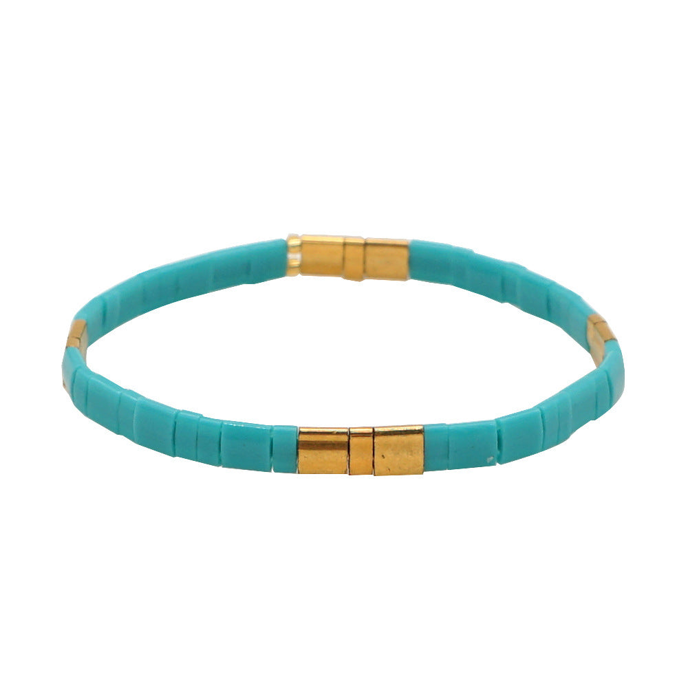 Original Design Bracelet Women's Summer New Fashion Beach Bohemian Tila Beaded Bracelet