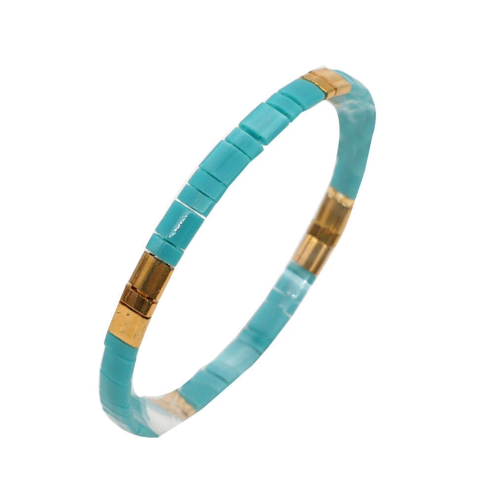 Original Design Bracelet Women's Summer New Fashion Beach Bohemian Tila Beaded Bracelet