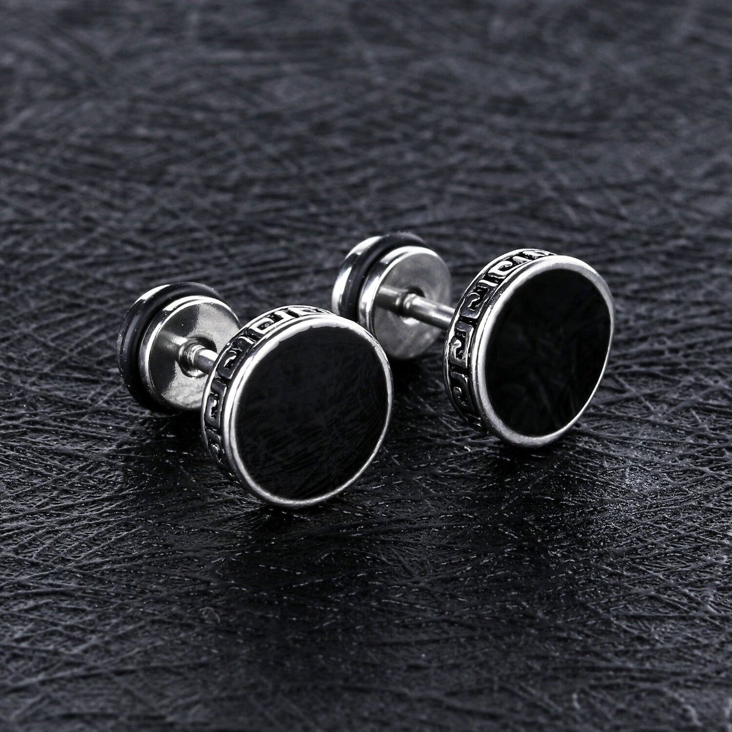 Hot selling men's titanium steel earrings best jewelry gift