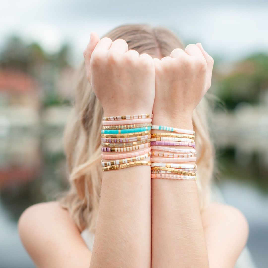 Cojoy Woven Jewelry Bohemian Vintage Beach Couple Summer Women's TILA Beads Bracelet