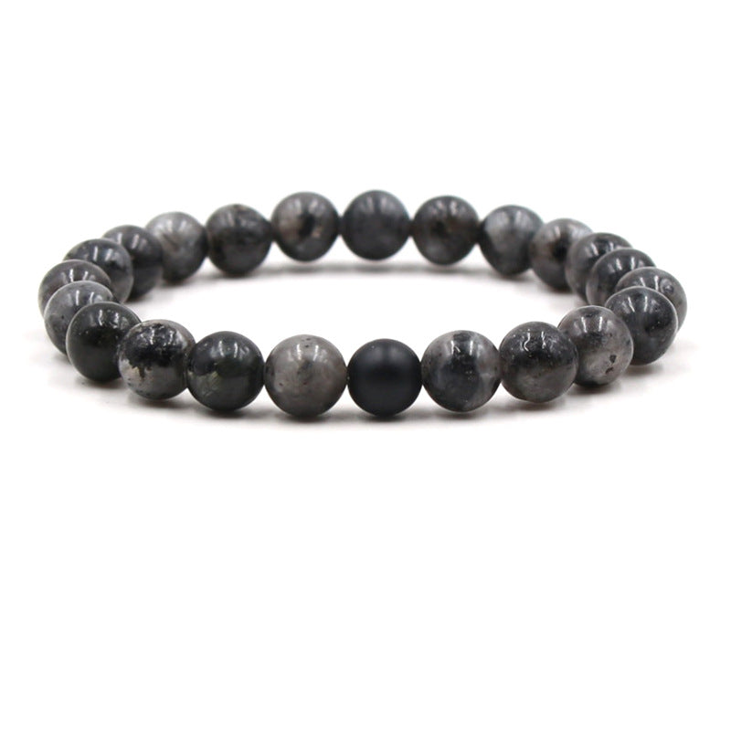 Popular Jewelry Bracelet Natural Stone Tiger Eye Stone Volcano Stone blue Agate Stone Beaded Bracelet