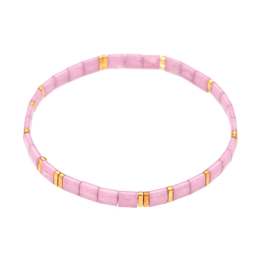 Bohemian ethnic style, personalized fashion, multi-layer beaded women's bracelets