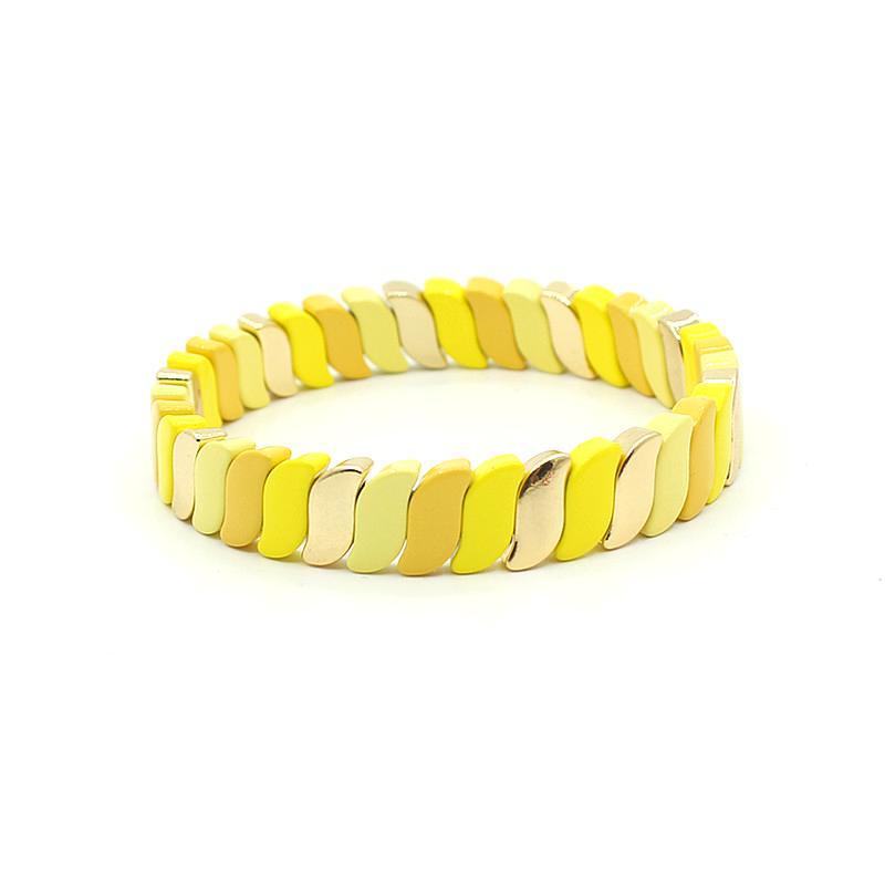 New hot selling irregular enamel bohemian style color bracelet