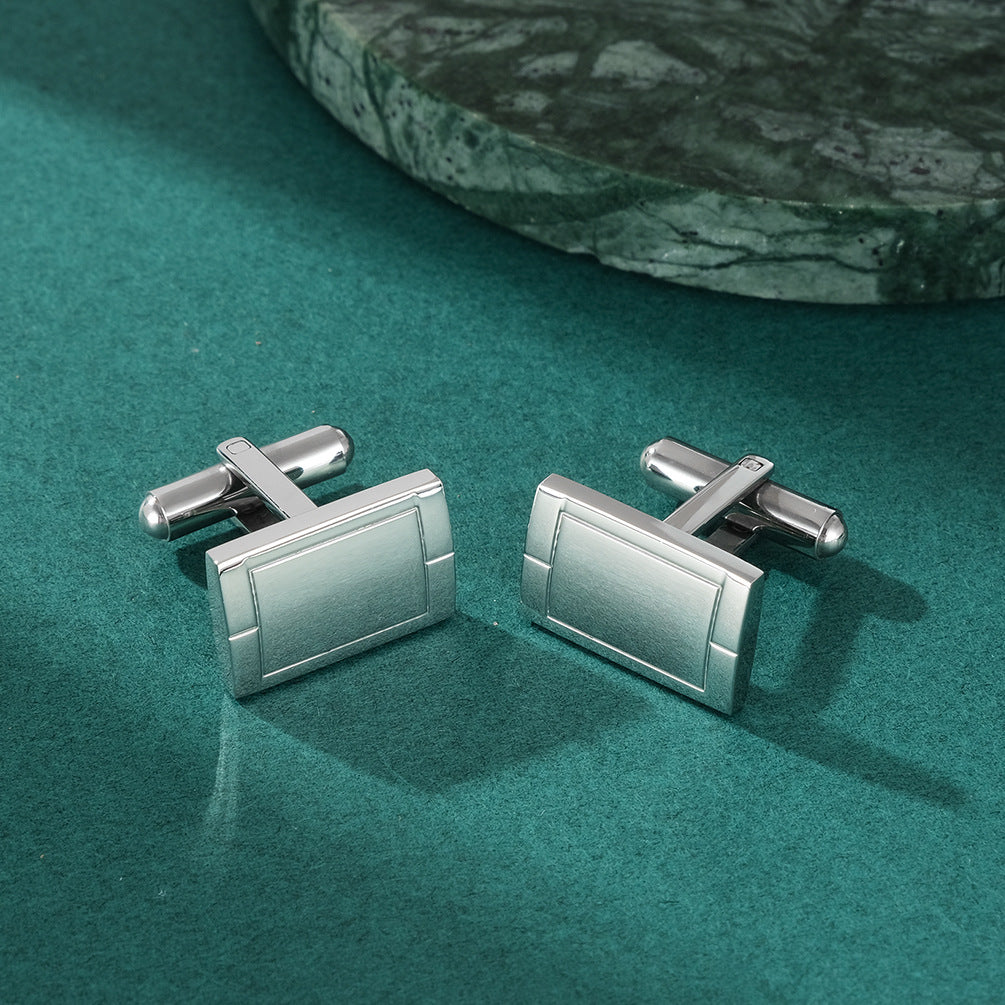 Gentlemen's sell stainless steel cufflinks