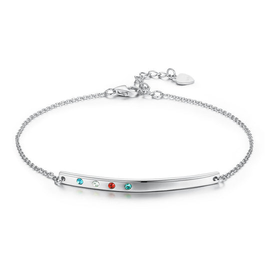 Crystal s925 sterling silver bracelet from Australian Women's Fashion Bar Bracelet