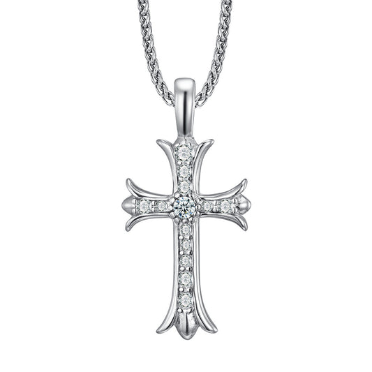 New men's stainless steel cross pendant cast titanium steel jewelry