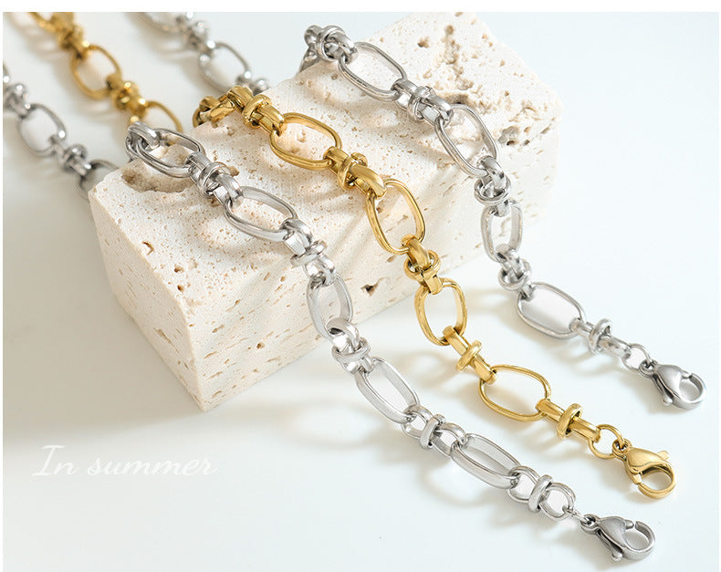 hot sale personality thick chain bracelet versatile female fashion bracelet