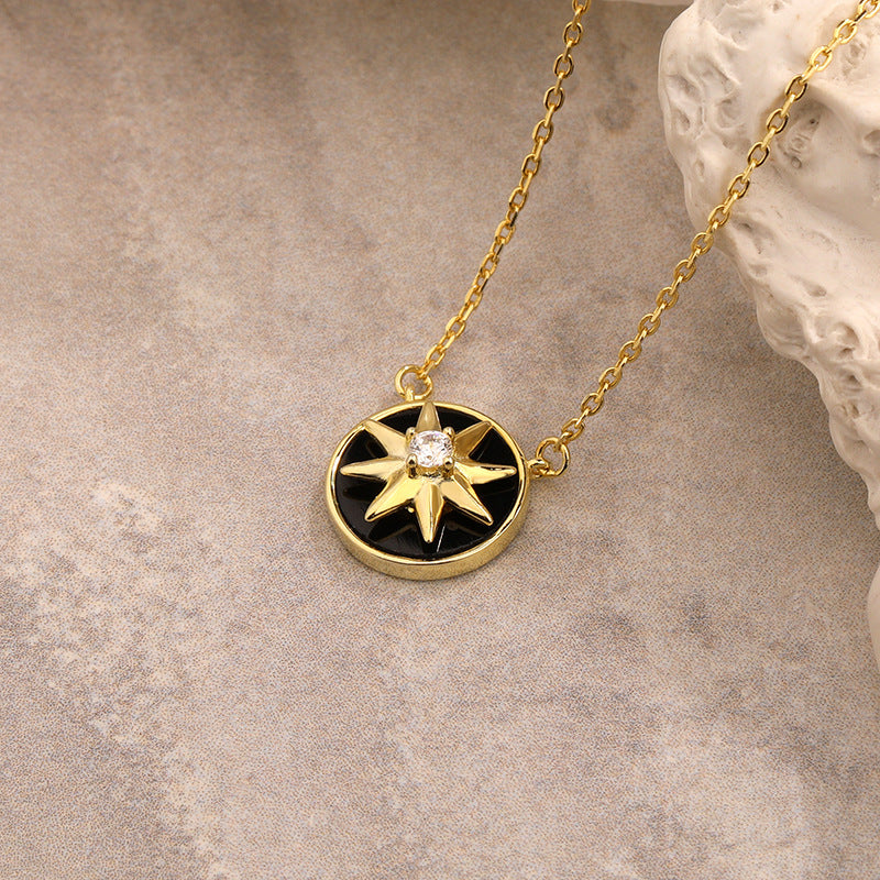 shell compass star pendant high quality best gift