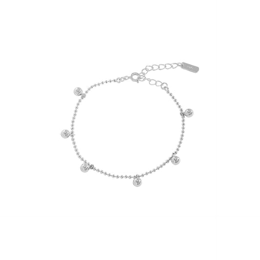 bracelet with balls sterling silver S925 feminine fashion bracelet