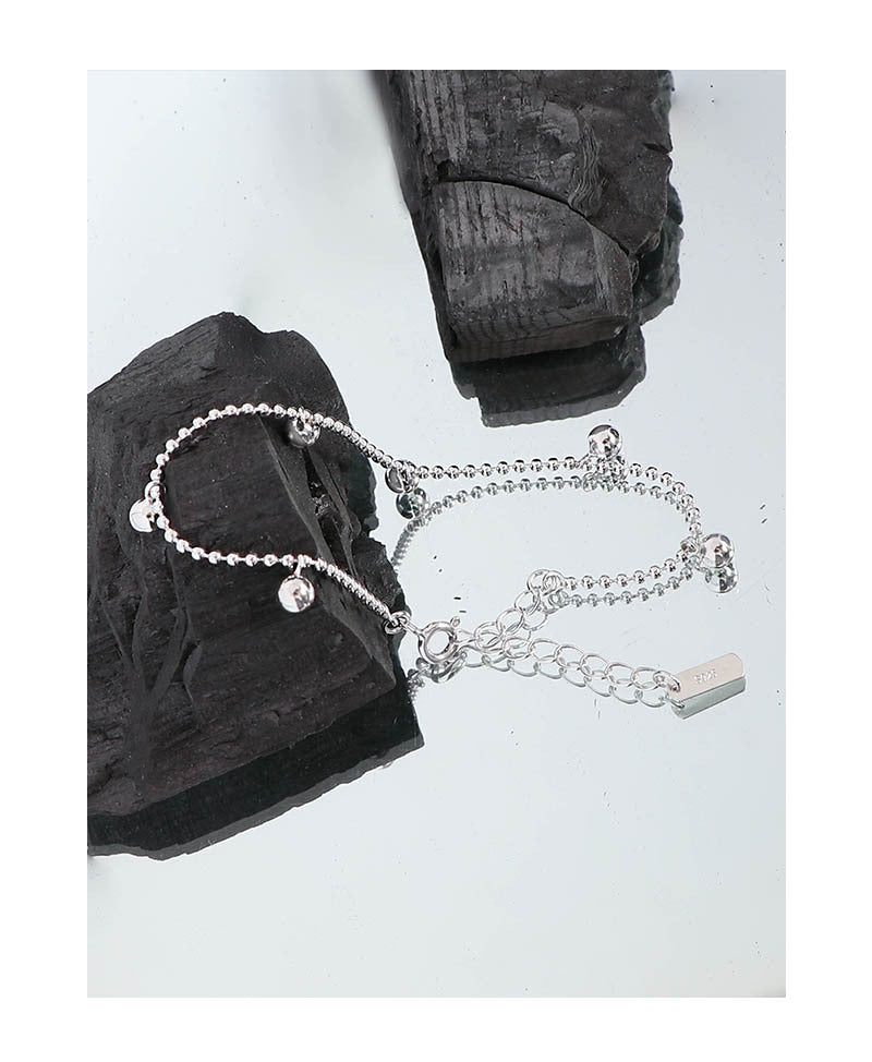 bracelet with balls sterling silver S925 feminine fashion bracelet