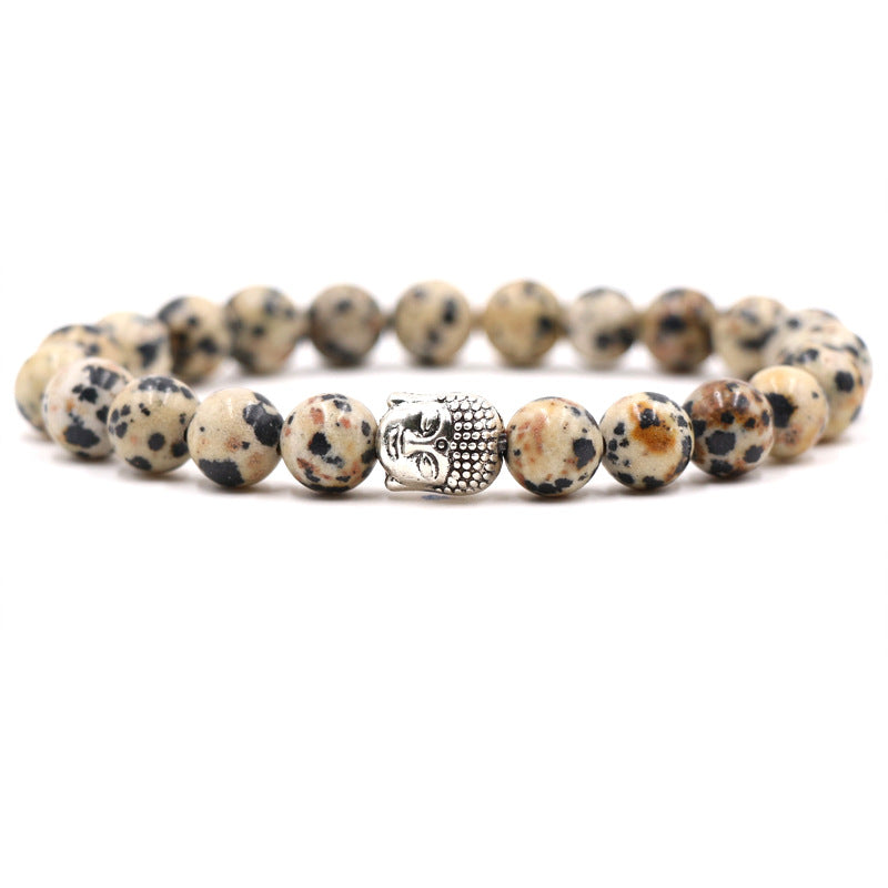 Popular Fashion Natural Stone Buddha Head Bead Bracelet