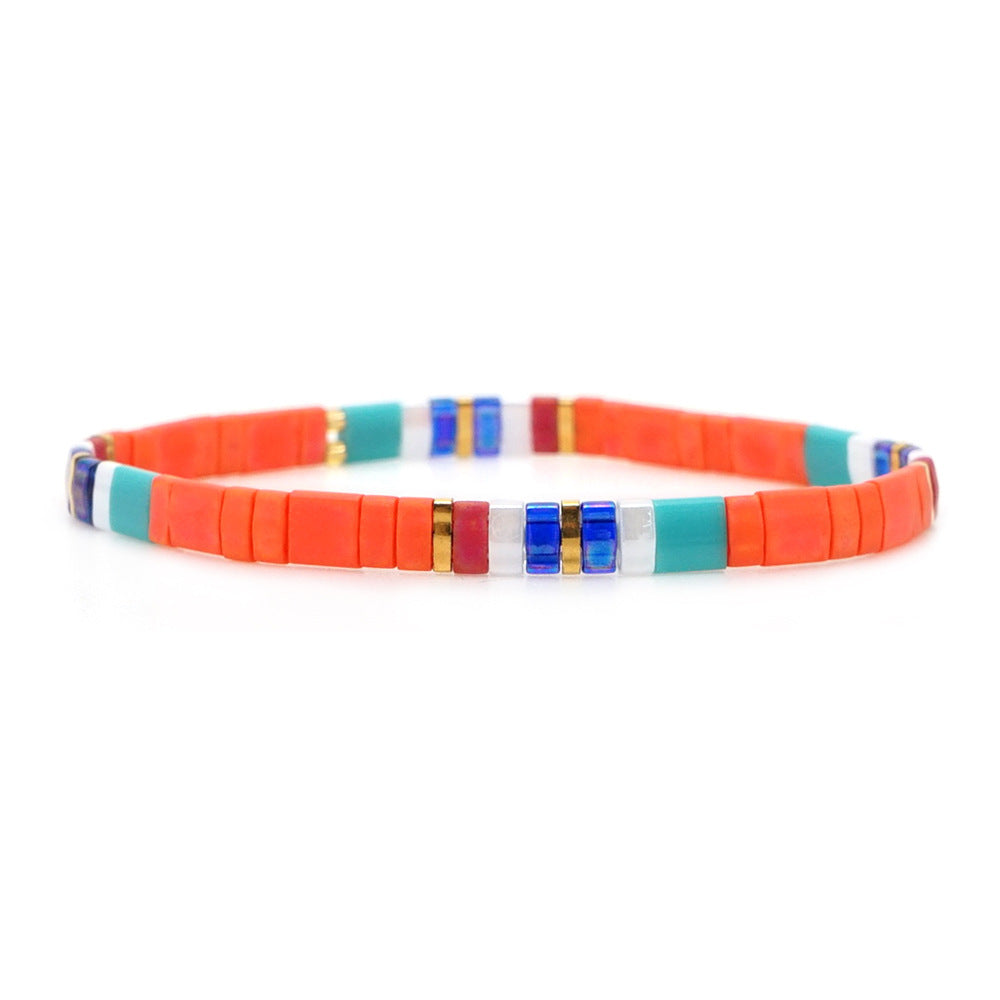 Personality fashion rainbow online celebrity Tila bracelet jewelry