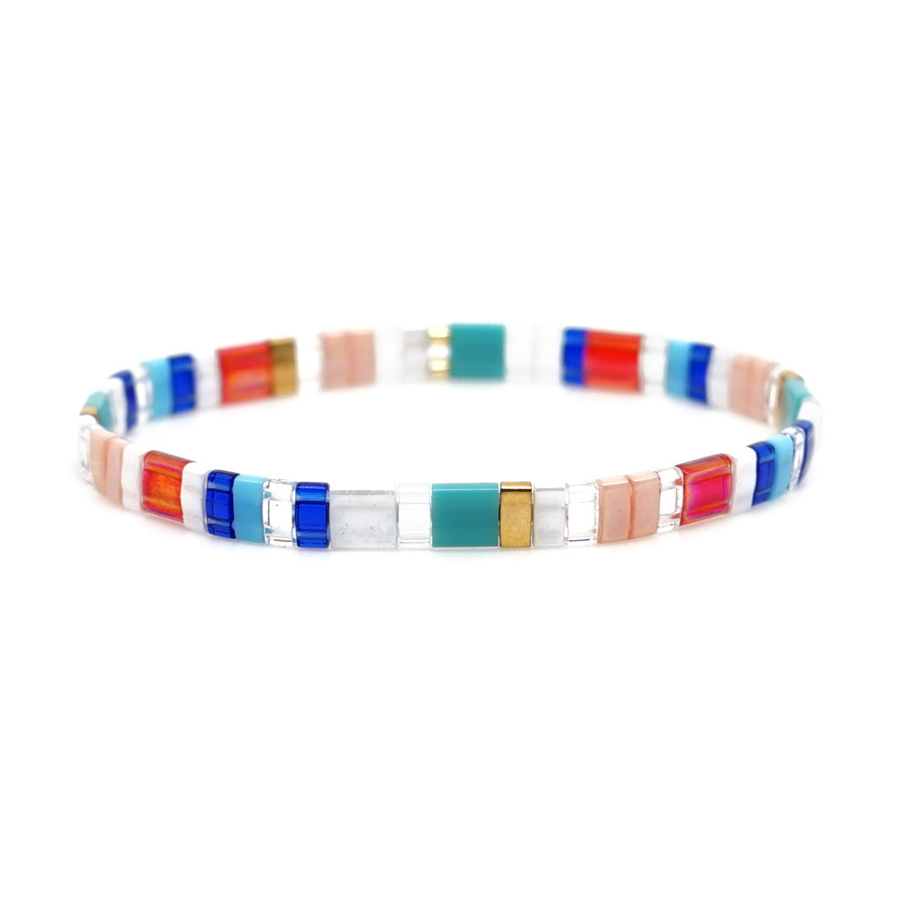 Personality fashion rainbow online celebrity Tila bracelet jewelry