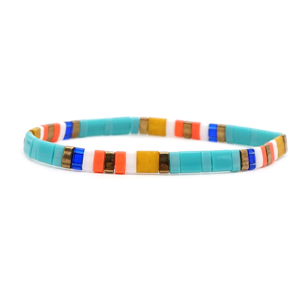 Personality fashion rainbow online celebrity Tila bracelet jewelry