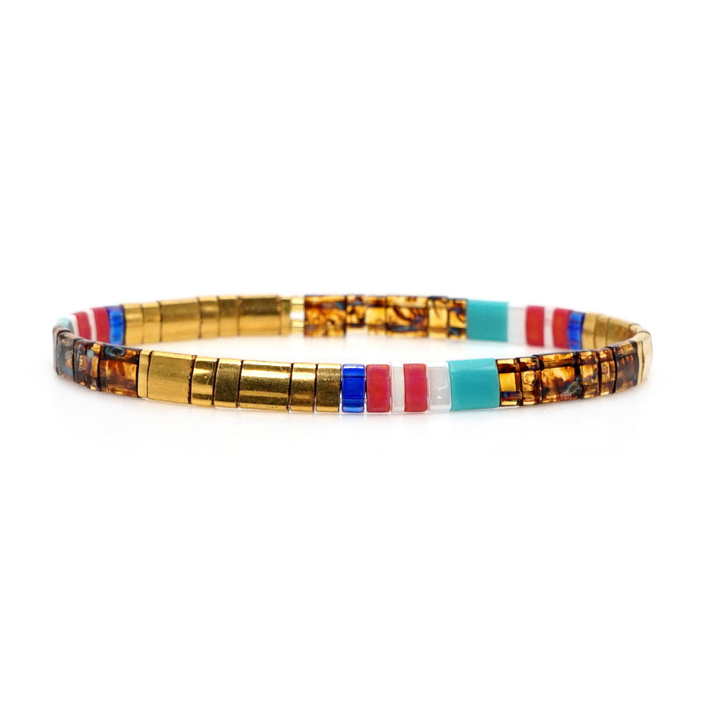 Personality fashion rainbow online celebrity Tila bracelet jewelry