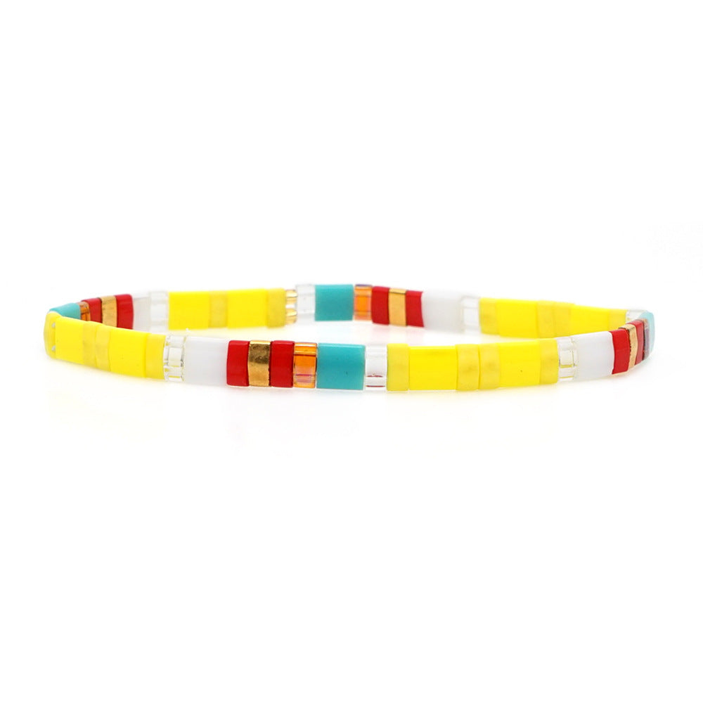 Personality fashion rainbow online celebrity Tila bracelet jewelry