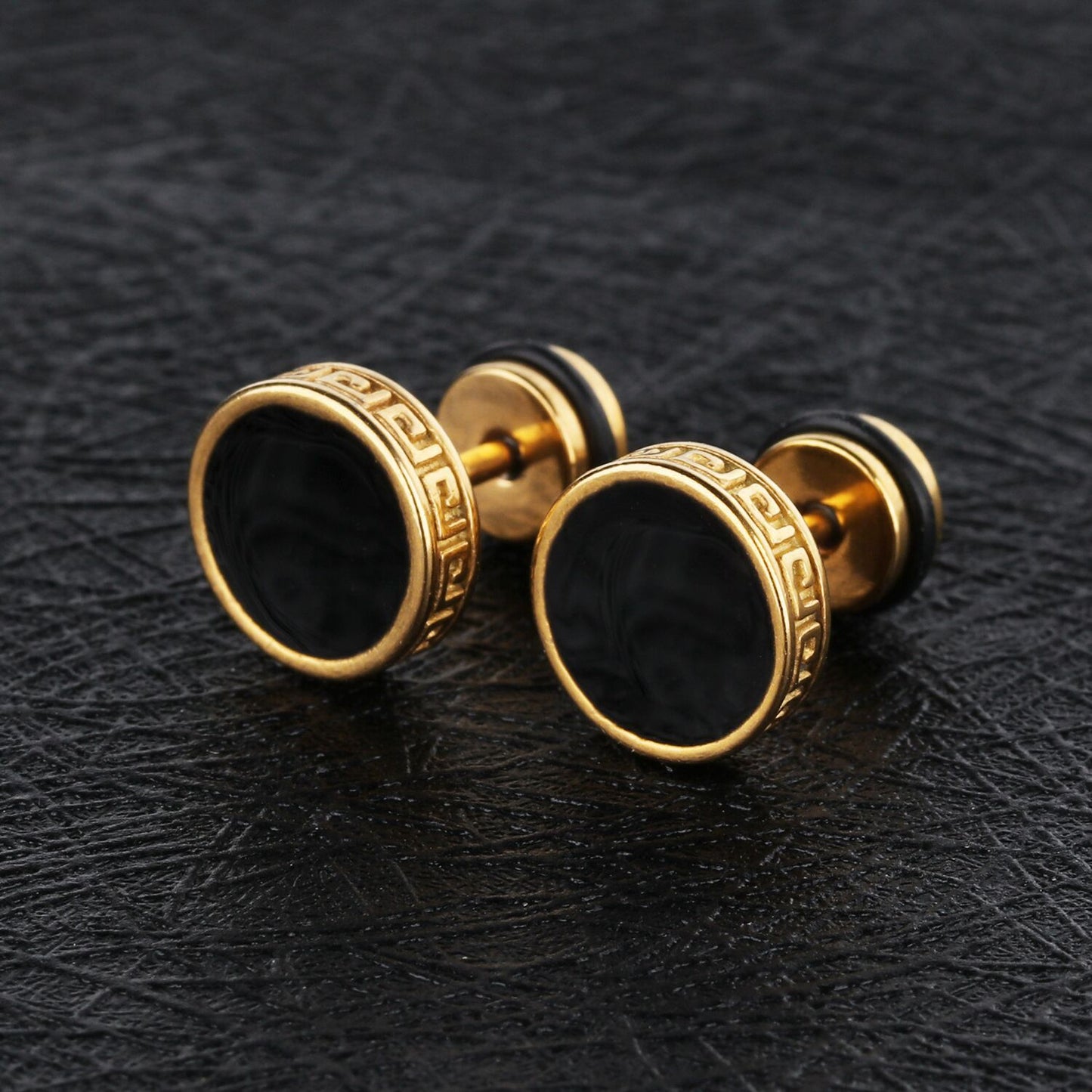 Hot selling men's titanium steel earrings best jewelry gift