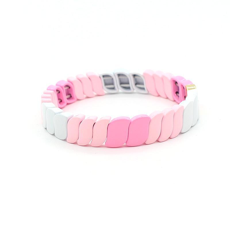 New hot selling irregular enamel bohemian style color bracelet