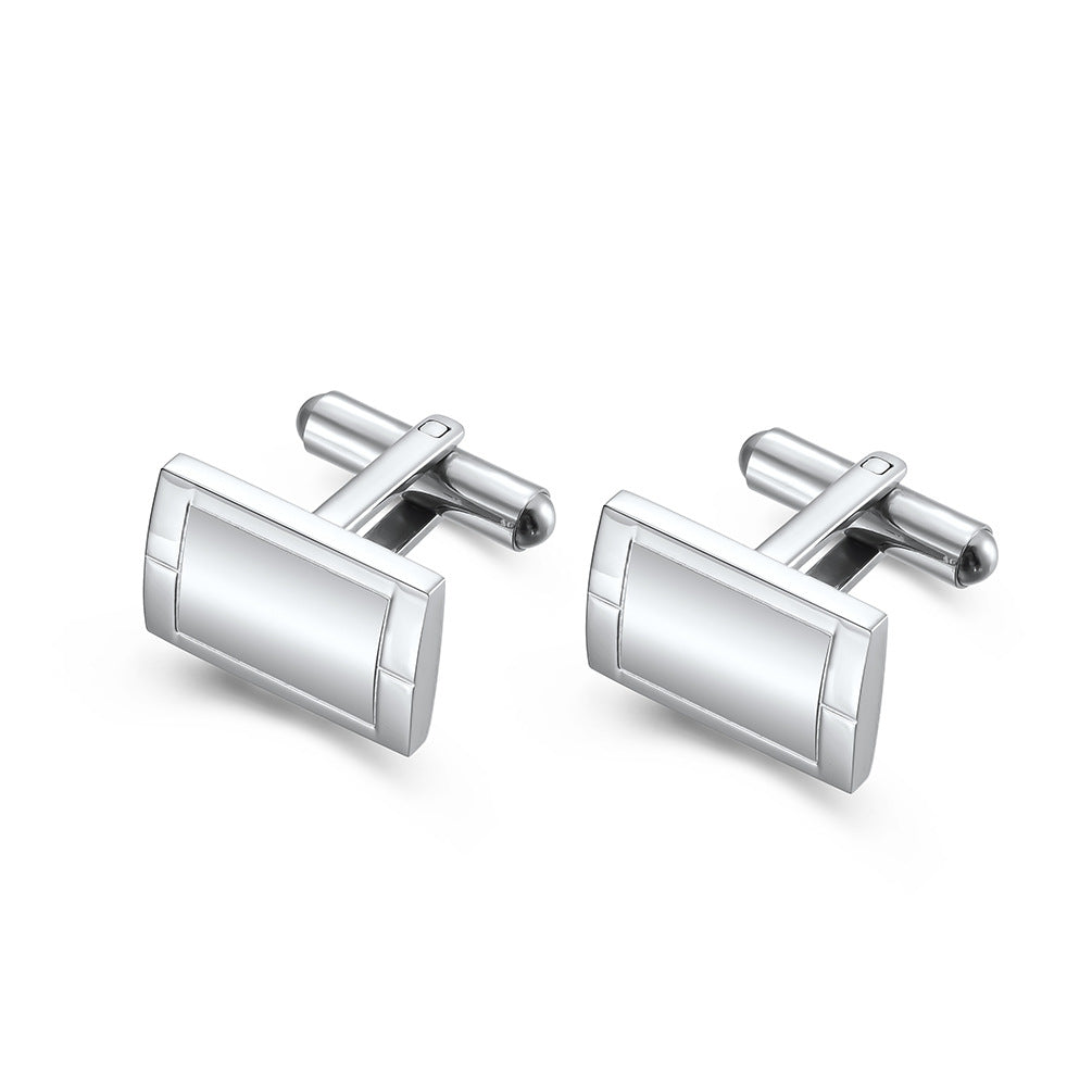 Gentlemen's sell stainless steel cufflinks