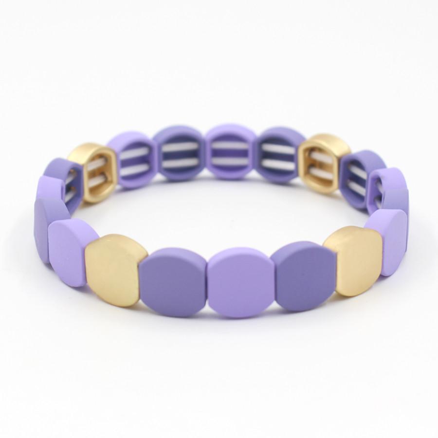 Hot selling purple enamel beads autumn and winter series