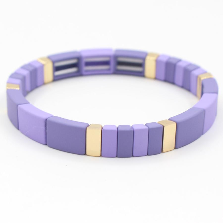 Hot selling purple enamel beads autumn and winter series