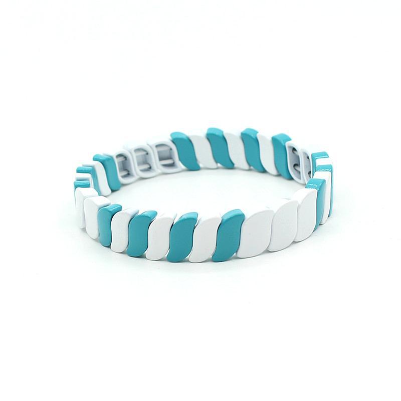 New hot selling irregular enamel bohemian style color bracelet