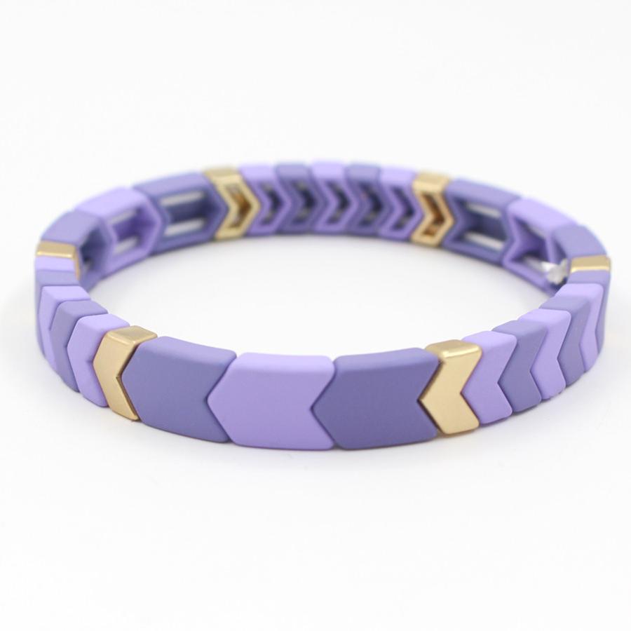 Hot selling purple enamel beads autumn and winter series