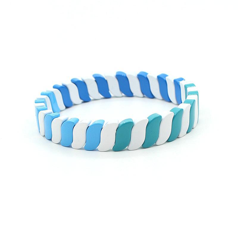 New hot selling irregular enamel bohemian style color bracelet