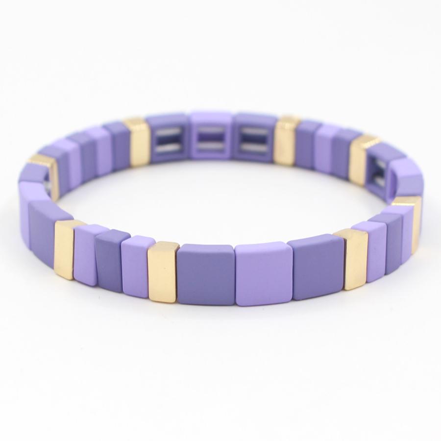 Hot selling purple enamel beads autumn and winter series