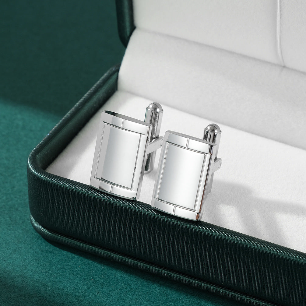 Gentlemen's sell stainless steel cufflinks