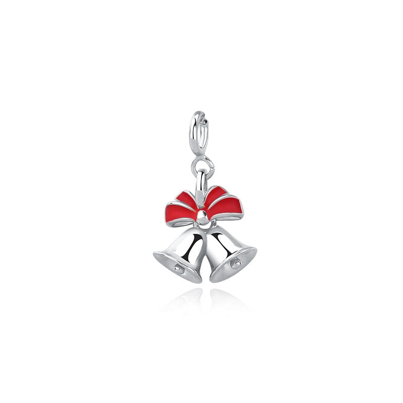 925 Sterling Silver Best Christmas Gift Bell Pendant