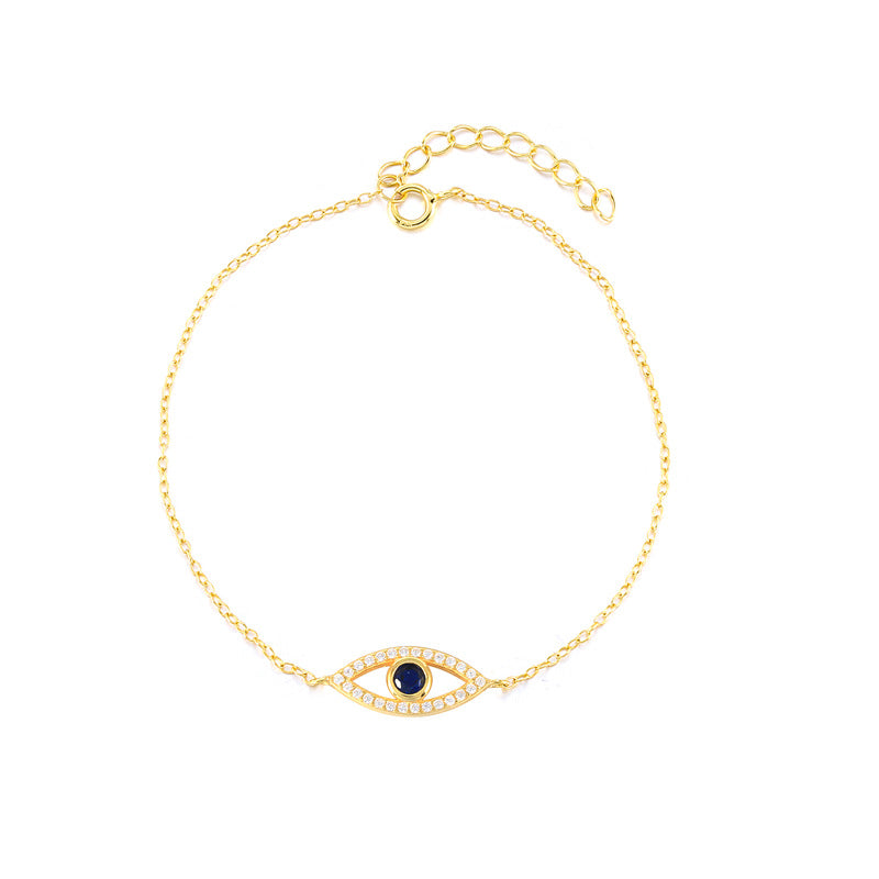 S925 Sterling Silver classic Evil Eye Bracelet Hot Sale fashion jewelry