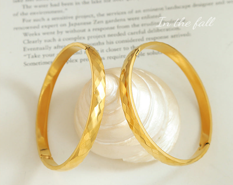 best seller female 18k gold bangle fadeless jewelry